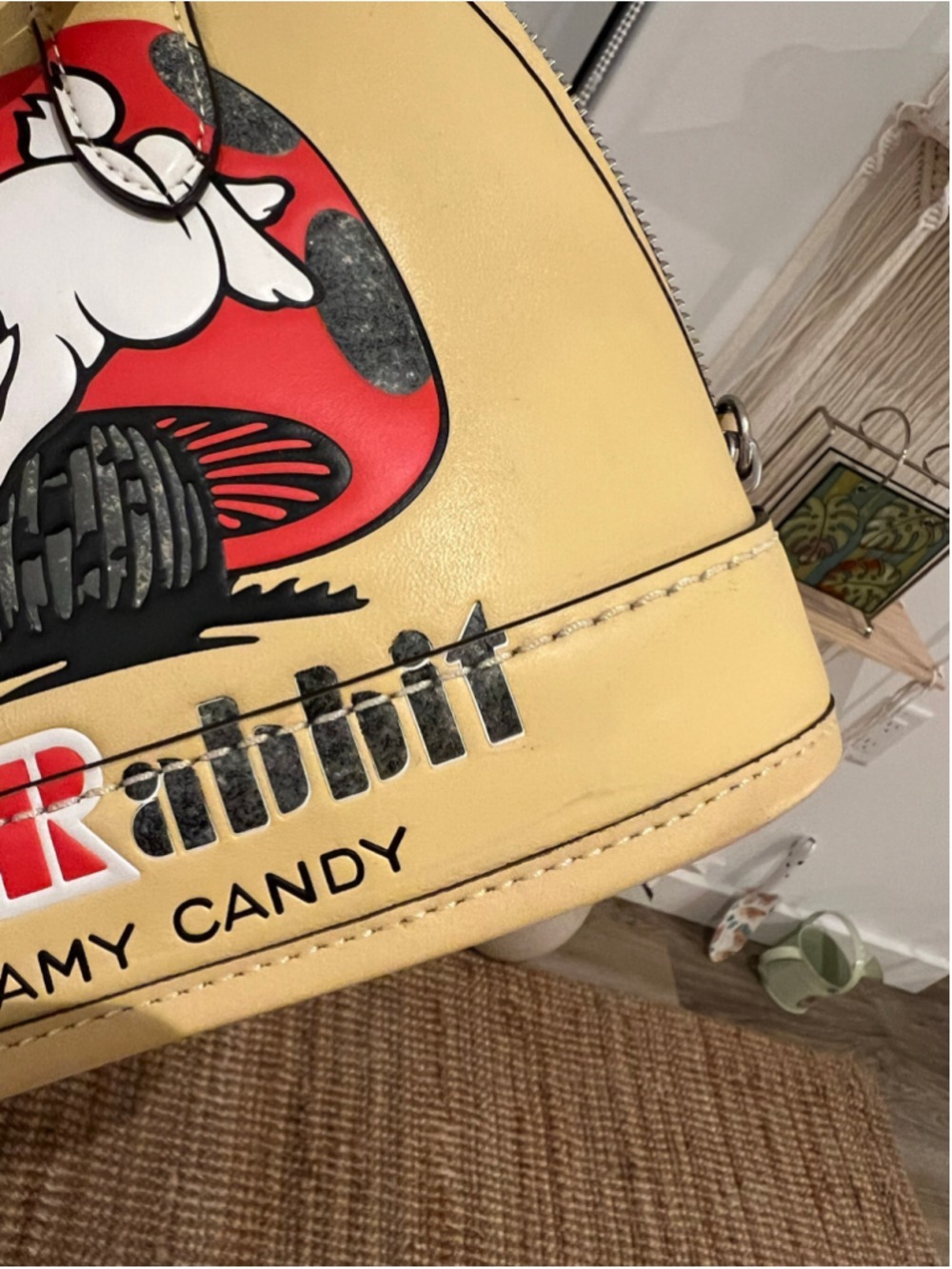 RARE Coach x White Rabbit Candy Revel Bag Yellow Asia Exclusive RARE LNY Bunny - Picture 3 of 16